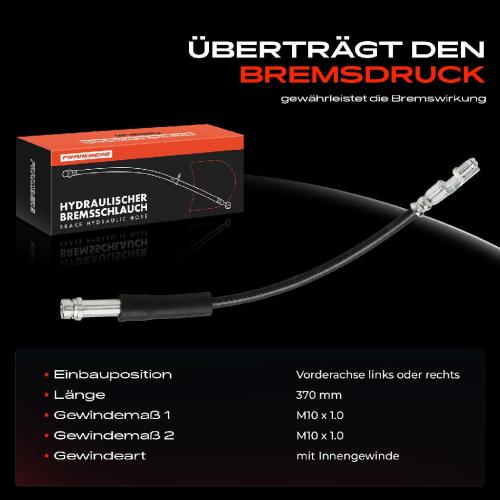 Frankberg 1x Bremsschlauch Bremsschläuche Vorderachse Links oder Rechts für Ford Transit Bus Kasten Tourneo FB FA FF Bild Frankberg 1x Bremsschlauch Bremsschläuche Vorderachse Links oder Rechts für Ford Transit Bus Kasten Tourneo FB FA FF