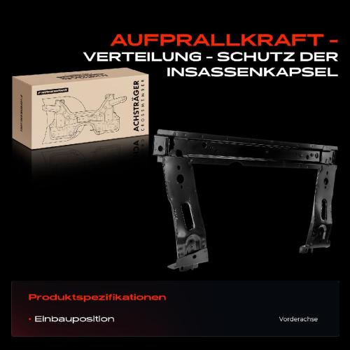 1x Achskörper Achsträger Motorträger Vorderachse für Renault Megane II BM0/1 CM0/1 EM0/1 Scénic II Bild 1x Achskörper Achsträger Motorträger Vorderachse für Renault Megane II BM0/1 CM0/1 EM0/1 Scénic II