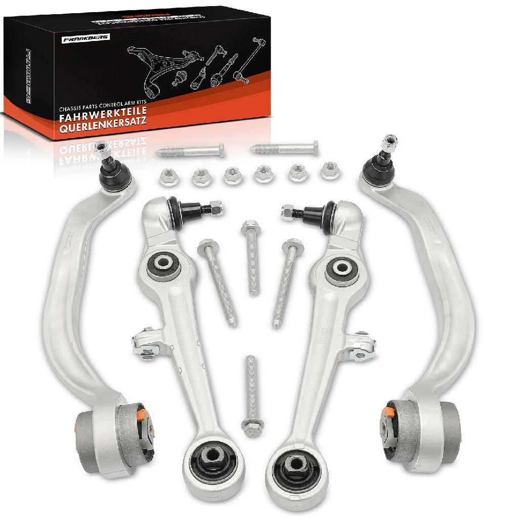 Frankberg 1x Querlenker Satz Vorderachse für VW Passat Variant Audi A4 Avant A6 A8 Skoda Superb I 1994-2008