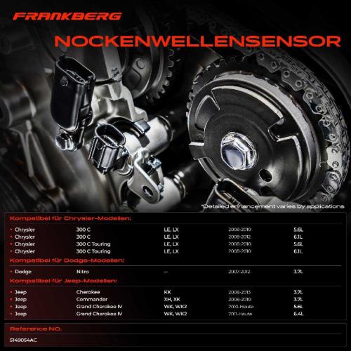 1x Nockenwellenposition Sensor für Jeep Grand Cherokee 3/4 Chrysler 300 C Dodge Bild 1x Nockenwellenposition Sensor für Jeep Grand Cherokee 3/4 Chrysler 300 C Dodge