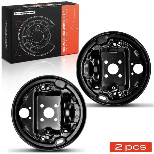 Frankberg 2x Ankerblech Bremsscheibe Hinterachse Beidseitig für Dacia Logan Renault Clio II Logan I KS Bild Frankberg 2x Ankerblech Bremsscheibe Hinterachse Beidseitig für Dacia Logan Renault Clio II Logan I KS