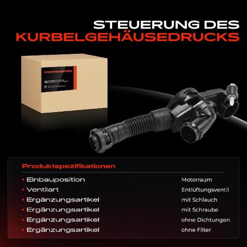 1x Ventil Kurbelgehäusentlüftung für Porsche Macan 95B Cayenne 92A Bild 1x Ventil Kurbelgehäusentlüftung für Porsche Macan 95B Cayenne 92A