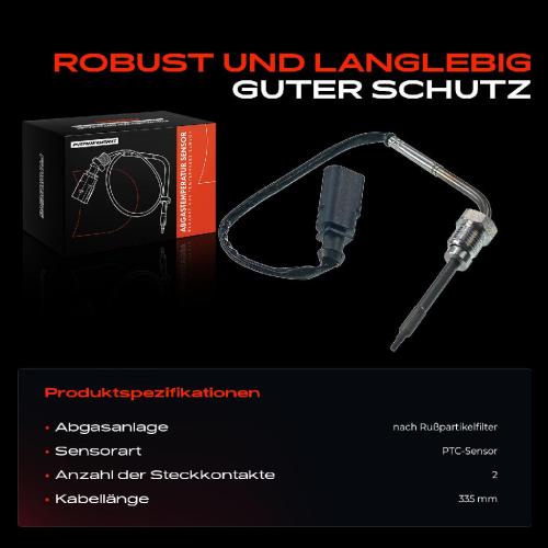1x Abgastemperatursensor für Audi A4 8K2 8K5 B8 A5 8T3 2.7L 3.0L Bild 1x Abgastemperatursensor für Audi A4 8K2 8K5 B8 A5 8T3 2.7L 3.0L