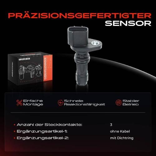 Frankberg 1x Kurbelwellensensor Impulsgeber für Nissan NP300 Navara Pathfinder III Primera Bild Frankberg 1x Kurbelwellensensor Impulsgeber für Nissan NP300 Navara Pathfinder III Primera