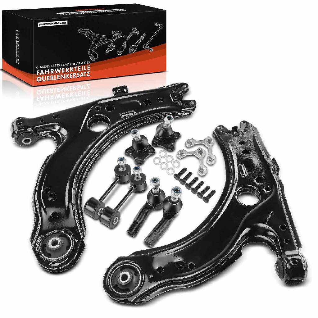 Frankberg 1x Querlenker Satz Vorderachse für VW Bora Variant Golf IV New Beetle Audi A3 Seat Leon Toledo II