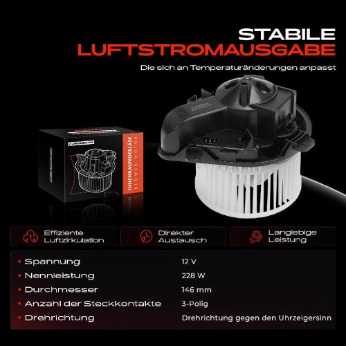 Frankberg 1x Gebläsemotor Innenraumgebläse für Citroën Evasion Jumpy Fiat Ulysse Peugeot 806 Bild Frankberg 1x Gebläsemotor Innenraumgebläse für Citroën Evasion Jumpy Fiat Ulysse Peugeot 806