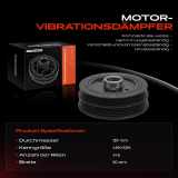 1x Riemenscheibe Kurbelwelle für Toyota Avensis T22 1.8Li Corolla E11 1.6L