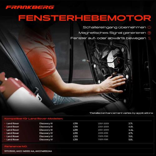 1x Fensterhebermotor für Land Rover Discovery IV L319 Range Rover L320 Bild 1x Fensterhebermotor für Land Rover Discovery IV L319 Range Rover L320