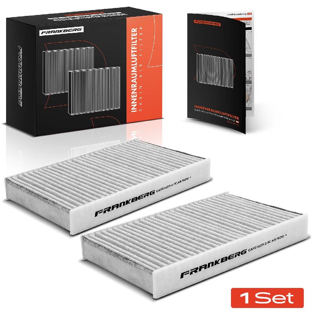 2x Innenraumfilter Aktivkohle für Renault Fluence L3 Megane Nissan Juke Pulsar