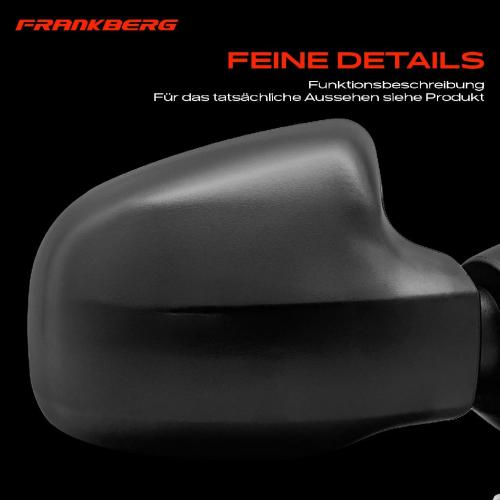 Frankberg 1x Außenspiegel Rechts für Dacia Duster Kasten Logan Express MCV Pick-up Sandero Bild Frankberg 1x Außenspiegel Rechts für Dacia Duster Kasten Logan Express MCV Pick-up Sandero