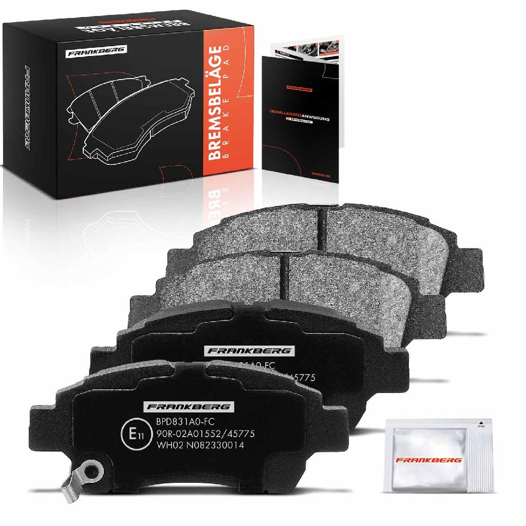 4x Bremsbeläge Vorderachse für Toyota Yaris P1 1.0L 1.3L 1.4L 1999-2005