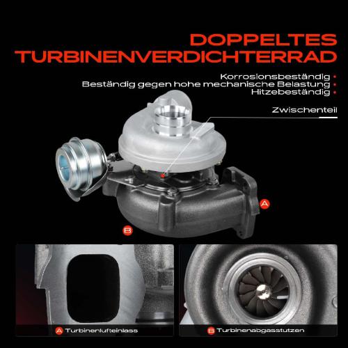 1x Abgasturbolader für Renault Trucks Mascott Kasten 2.8L 2001-2004 Bild 1x Abgasturbolader für Renault Trucks Mascott Kasten 2.8L 2001-2004