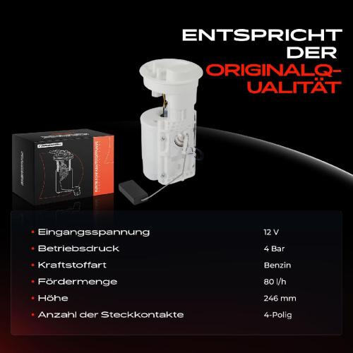 Frankberg 1x Kraftstoffpumpe für VW Polo Classic Coupe Kasten/Schrägheck Variant Seat Cordoba Vario Ibiza II III Bild Frankberg 1x Kraftstoffpumpe für VW Polo Classic Coupe Kasten/Schrägheck Variant Seat Cordoba Vario Ibiza II III