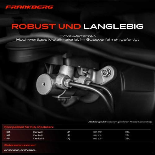 1x Hauptbremszylinder Bremszylinder für KIA Carnival I II UP GQ 1999-2007 2.5L 2.9L Bild 1x Hauptbremszylinder Bremszylinder für KIA Carnival I II UP GQ 1999-2007 2.5L 2.9L