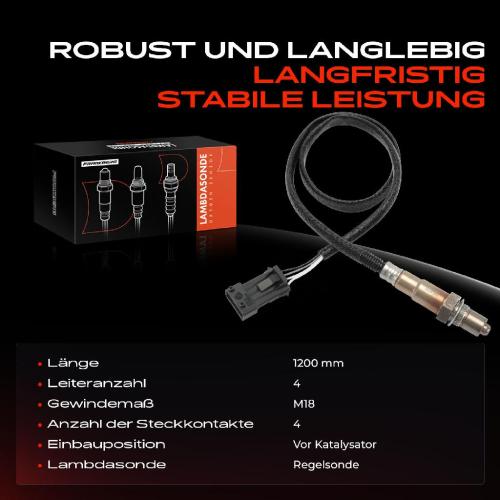 1x Lambdasonde Regelsonde Vor Katalysator für Ferrari 458 458 360 599 612 F430 F12 Maserati Bild 1x Lambdasonde Regelsonde Vor Katalysator für Ferrari 458 458 360 599 612 F430 F12 Maserati