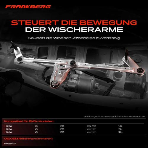 1x Wischergestänge Vorne für Seat Leon 1P1 2005-2012 Bild 1x Wischergestänge Vorne für Seat Leon 1P1 2005-2012