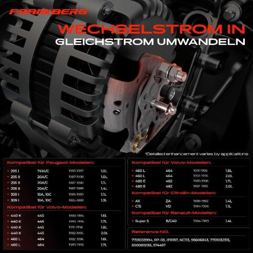 1x Gleichrichter Generator für Peugeot 205 I II 309 Renault Super 5 Volvo Bild 1x Gleichrichter Generator für Peugeot 205 I II 309 Renault Super 5 Volvo