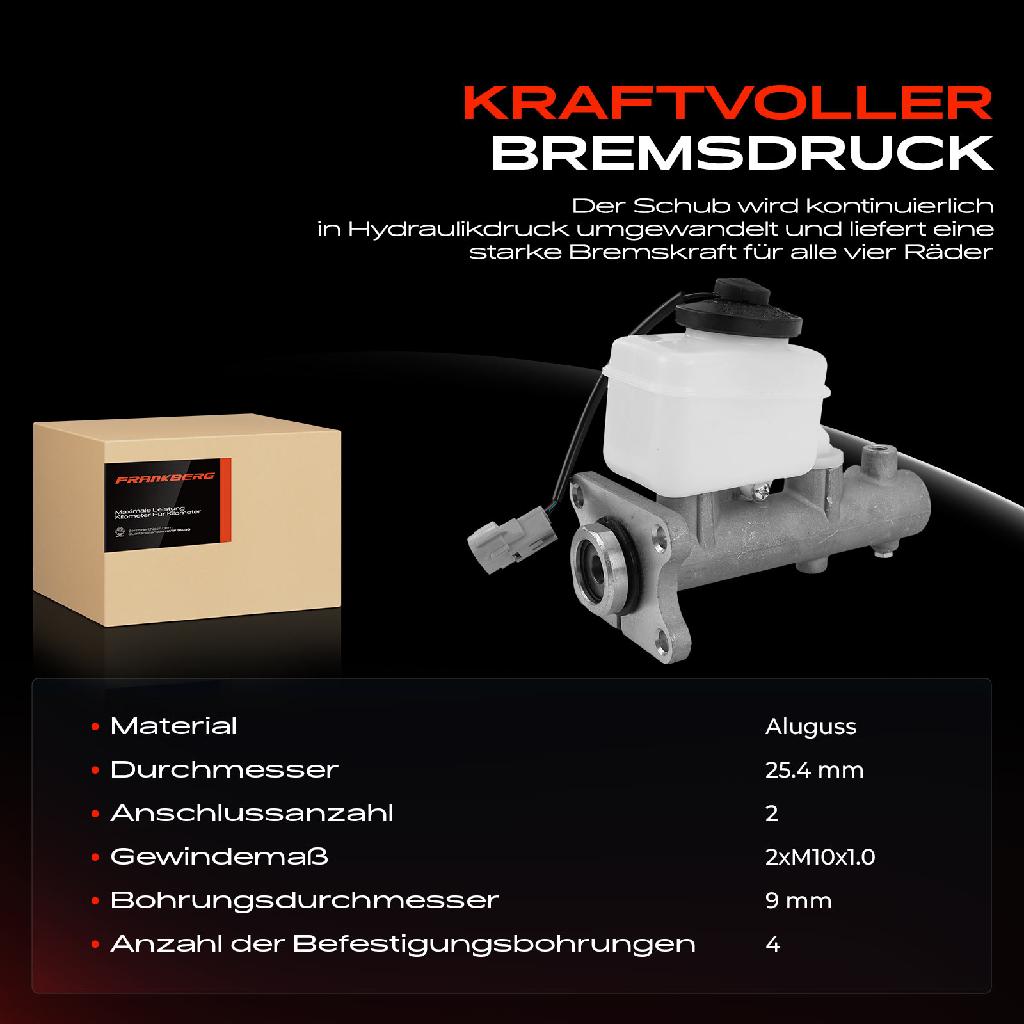 1x Hauptbremszylinder Bremszylinder für Toyota Corolla Verso Land Cruiser 80 Previa