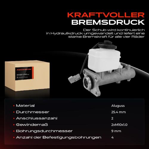 1x Hauptbremszylinder Bremszylinder für Toyota Corolla Verso Land Cruiser 80 Previa Bild 1x Hauptbremszylinder Bremszylinder für Toyota Corolla Verso Land Cruiser 80 Previa
