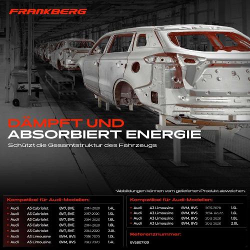 1x Stossfänger Stoßstangenträger für Audi A3 Cabriolet Limousine 8V 2013-2020 Bild 1x Stossfänger Stoßstangenträger für Audi A3 Cabriolet Limousine 8V 2013-2020