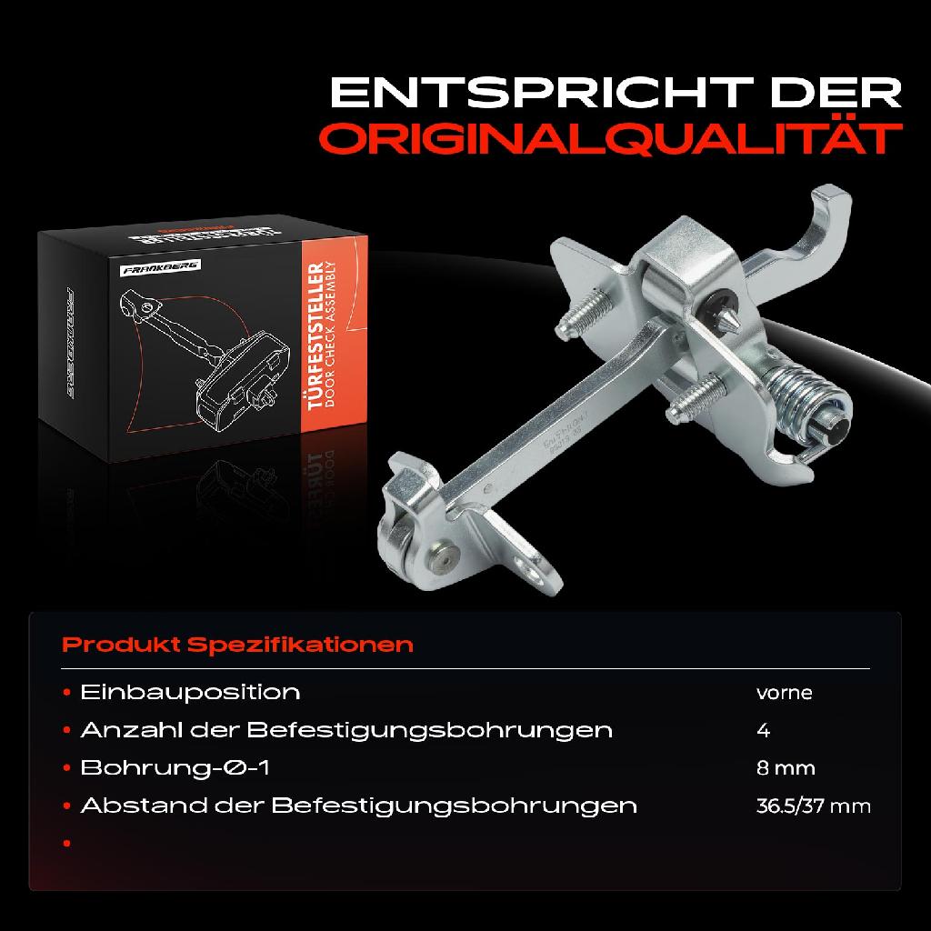 1x Türfeststeller Türfangband Türstopper Vorne für Peugeot 406 Break 8B 8E/F 1995-2004