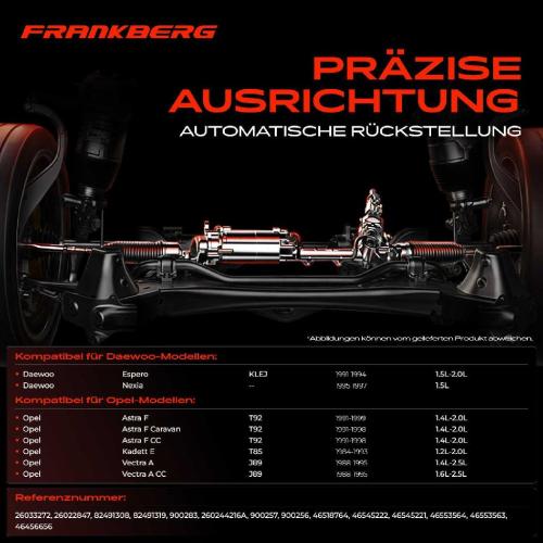 1x Lenkgetriebe Servolenkgetriebe für Opel Astra F T92 Kadett E T85 Vectra A 1984-2002 Bild 1x Lenkgetriebe Servolenkgetriebe für Opel Astra F T92 Kadett E T85 Vectra A 1984-2002