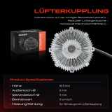 1x Lüfterkupplung Kühlerlüfte für Ford Ranger ET Mazda BT-50 Pick-up CD 2.5L 3.0L