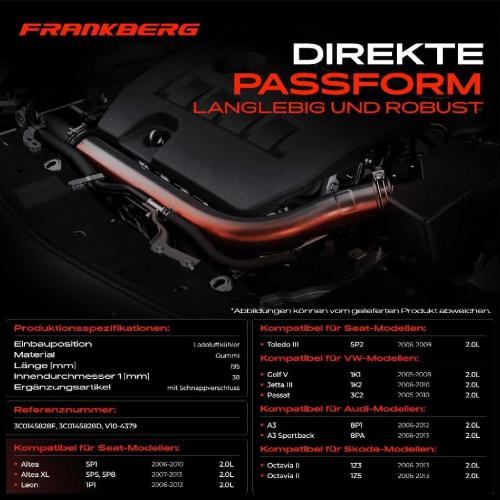 1x Kühlerschlauch Turboschlauch für VW Golf Passat Variant Touran Audi A3 Sportback Seat Altea XL Leon Skoda Bild 1x Kühlerschlauch Turboschlauch für VW Golf Passat Variant Touran Audi A3 Sportback Seat Altea XL Leon Skoda