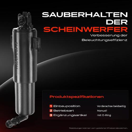 2x Scheinwerferreinigung Waschwasserdüse Vorderachse für BMW 3er E90 E91 E92 E93 Bild 2x Scheinwerferreinigung Waschwasserdüse Vorderachse für BMW 3er E90 E91 E92 E93