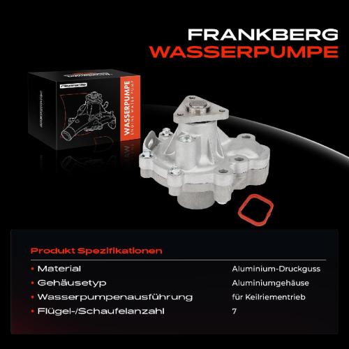Frankberg 1x Wasserpumpe K hlwasserpumpe f r Mazda 2 DJ DL 3 BM BN 6 GJ CX-3 DK CX-5 GH KE KF Bild Frankberg 1x Wasserpumpe K hlwasserpumpe f r Mazda 2 DJ DL 3 BM BN 6 GJ CX-3 DK CX-5 GH KE KF