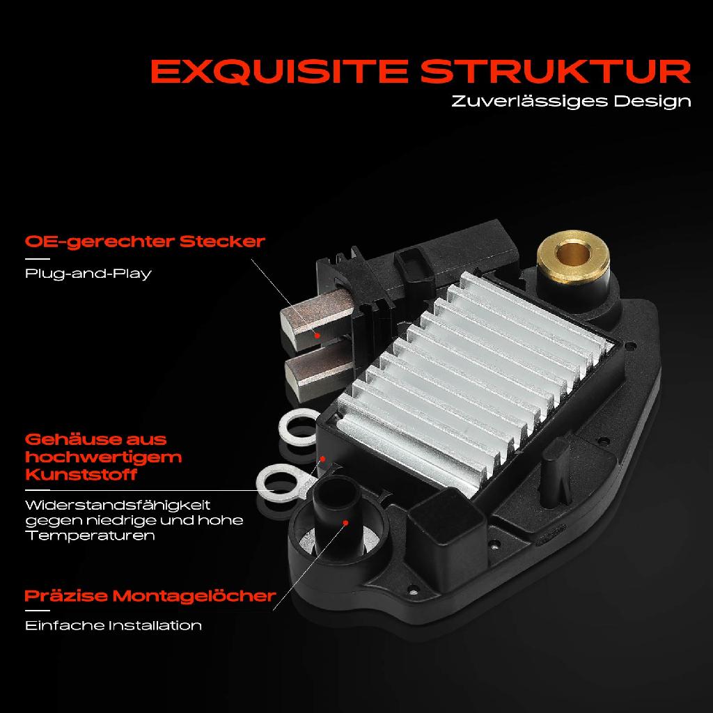 1x Lichtmaschinenregler Generatorregler für Peugeot 106 I 206 Citroën Jumpy C5 III