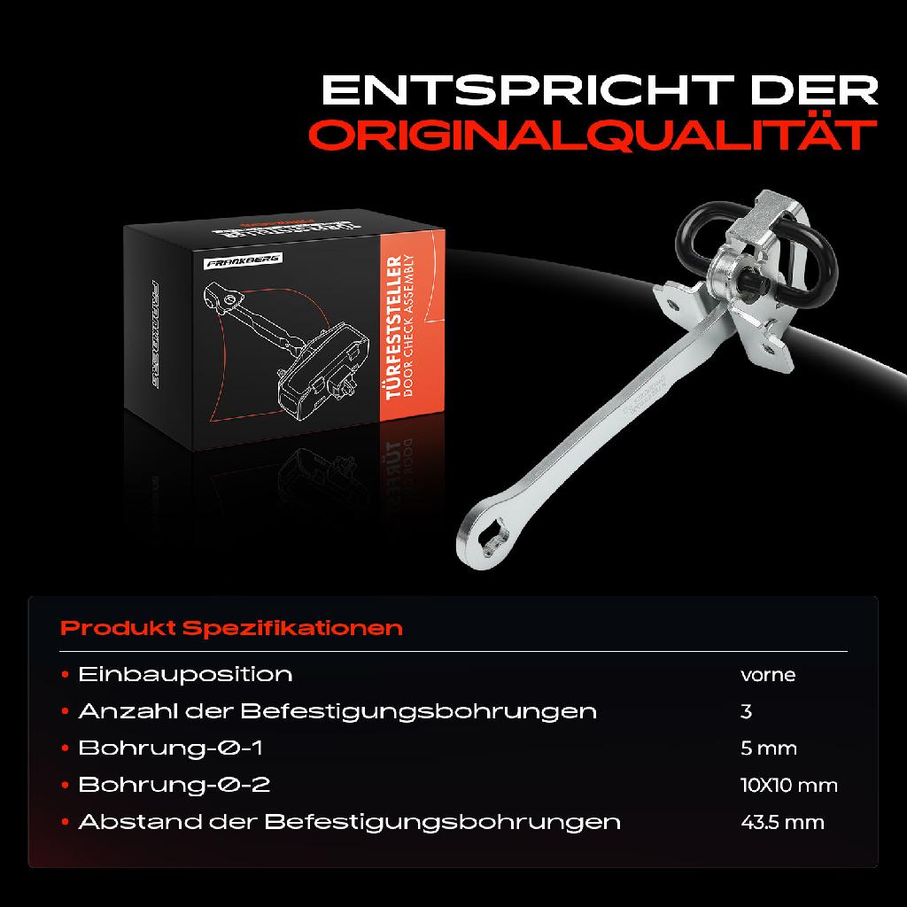 1x Türfeststeller Türfangband Türstopper Vorne für Opel Vectra B CC Caravan J96
