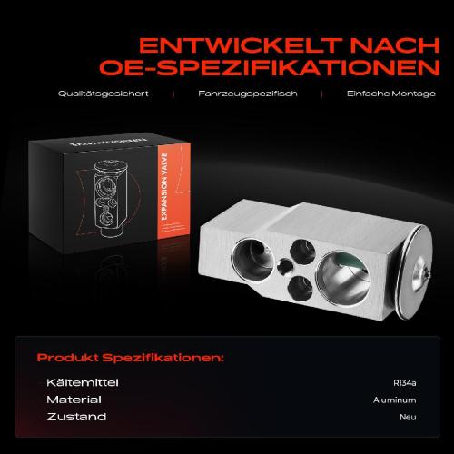 1x Expansionsventil Klimaanlage für BMW 5er F11 F10 F18 F07 6er F06 F12 F13 7er F01 Bild 1x Expansionsventil Klimaanlage für BMW 5er F11 F10 F18 F07 6er F06 F12 F13 7er F01