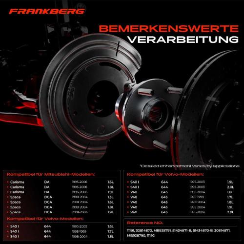2x Ankerblech Bremsscheibe Hinterachse Beidseitig für Mitsubishi Carisma DA Volvo S40 644 V40 Bild 2x Ankerblech Bremsscheibe Hinterachse Beidseitig für Mitsubishi Carisma DA Volvo S40 644 V40