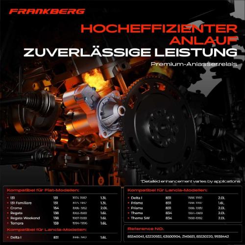 1x Magnetschalter Starter für Fiat Tempra Croma 131 Lancia Prisma Delta 1 Thema Bild 1x Magnetschalter Starter für Fiat Tempra Croma 131 Lancia Prisma Delta 1 Thema