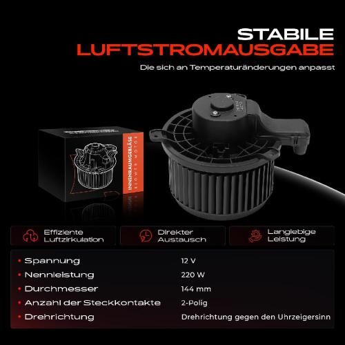 1x Gebläsemotor Innenraumgebläse für Mitsubishi Outlander III ASX Eclipse Cross Bild 1x Gebläsemotor Innenraumgebläse für Mitsubishi Outlander III ASX Eclipse Cross
