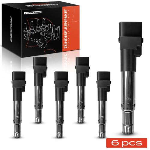 6x Zündmodul Zündspule für VW EOS Golf IV V Multivan Passat CC Variant Phaeton Touareg Transporter Bus Kasten Bild 6x Zündmodul Zündspule für VW EOS Golf IV V Multivan Passat CC Variant Phaeton Touareg Transporter Bus Kasten