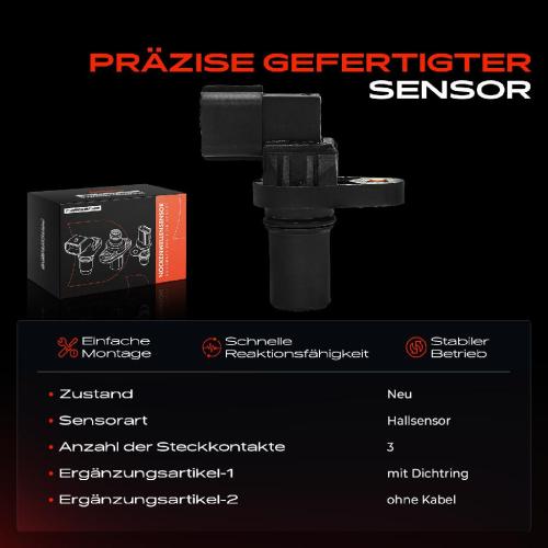 1x Nockenwellenposition Sensor für Mazda 2 DE 1.3L 3 BK BL 1.4L 1.6L 323 F VI 323 S VI 1.5L 1.6L Bild 1x Nockenwellenposition Sensor für Mazda 2 DE 1.3L 3 BK BL 1.4L 1.6L 323 F VI 323 S VI 1.5L 1.6L