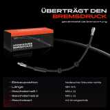 1x Bremsschlauch Bremsschläuche Vorderachse Links oder Rechts für Mercedes-Benz C-Klasse W204