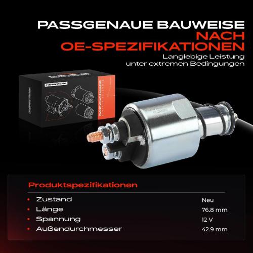 1x Magnetschalter Starter für Fiat Punto Panda Idea Doblo Cargo Lancia Musa Ford KA Bild 1x Magnetschalter Starter für Fiat Punto Panda Idea Doblo Cargo Lancia Musa Ford KA