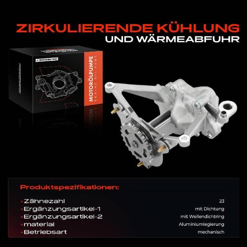 Frankberg 1x Ölpumpe für Peugeot 308 SW II L4 LC LJ LR LX 301 Citroën C3 III SX Bild Frankberg 1x Ölpumpe für Peugeot 308 SW II L4 LC LJ LR LX 301 Citroën C3 III SX