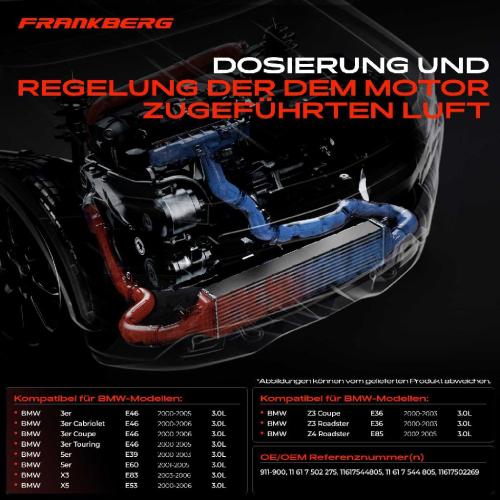 1x Ventil Luftsteuerung Ansaugluft für BMW E46 E39 E60 E65 E83 E53 E36 E85 Bild 1x Ventil Luftsteuerung Ansaugluft für BMW E46 E39 E60 E65 E83 E53 E36 E85