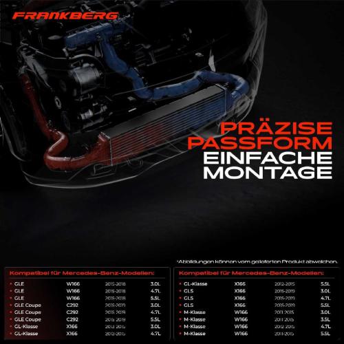 1x Ladeluftkühler Turbokühler für Mercedes-Benz GL-Klasse X166 GLE W166 C292 GLS Bild 1x Ladeluftkühler Turbokühler für Mercedes-Benz GL-Klasse X166 GLE W166 C292 GLS