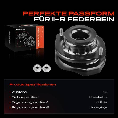 1x Domlager Federbeinstütz lager für KIA Sephia FA Shuma FB 1995-1998 Bild 1x Domlager Federbeinstütz lager für KIA Sephia FA Shuma FB 1995-1998