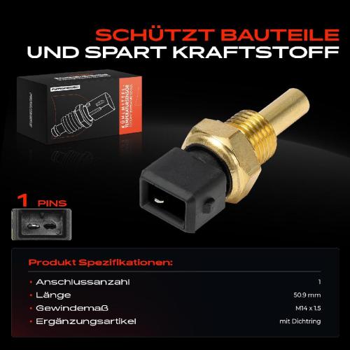 1x Sensor Kühlmitteltemperatur für BMW 3er E30 5er E28 E34 Z1 Roadster Land Rover Bild 1x Sensor Kühlmitteltemperatur für BMW 3er E30 5er E28 E34 Z1 Roadster Land Rover