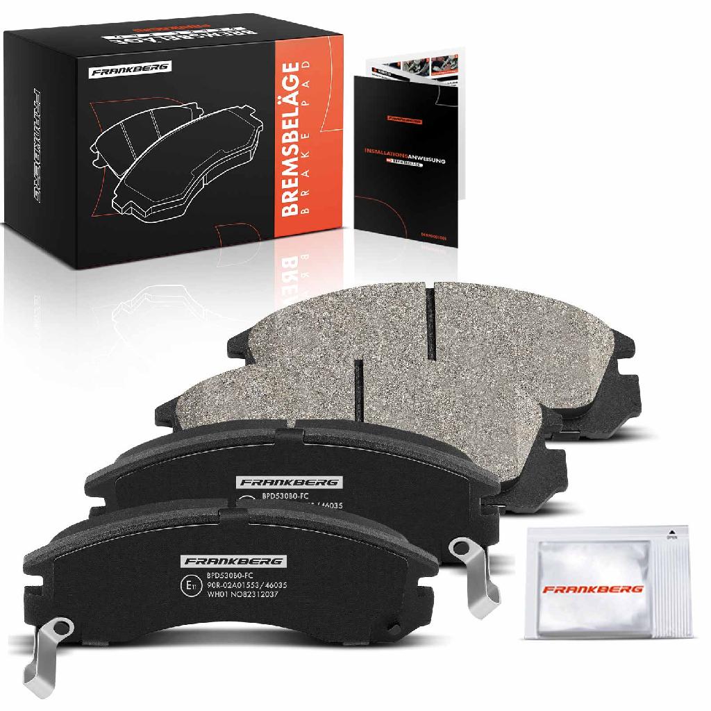 4x Bremsbeläge Vorderachse für Mitsubishi Galant VI VIII Kombi L 400 Bus L200 Lancer IV Sportback Peugeot 4007