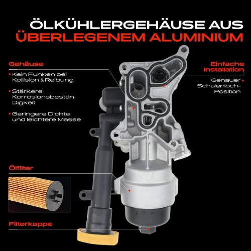 1x ÖlkühlerÖlfilter für Opel Astra H J Corsa D Fiat Doblo Linea Idea Punto 1.3L 1.4L Bild 1x ÖlkühlerÖlfilter für Opel Astra H J Corsa D Fiat Doblo Linea Idea Punto 1.3L 1.4L