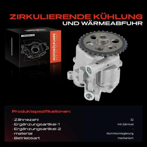 Frankberg 1x Ölpumpe für Ford Transit Land Rover Defender Mazda Citroën Jumper Bild Frankberg 1x Ölpumpe für Ford Transit Land Rover Defender Mazda Citroën Jumper
