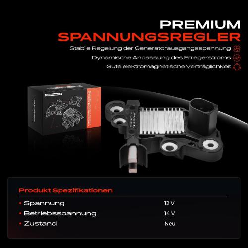 1x Lichtmaschinenregler Generatorregler für VW Golf 7 Polo Audi A3 A1 Seat Skoda Bild 1x Lichtmaschinenregler Generatorregler für VW Golf 7 Polo Audi A3 A1 Seat Skoda