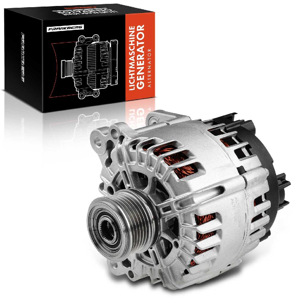 Frankberg 1x Lichtmaschine Generator für VW Golf VI Polo Audi A1 A3 Q3 Skoda Rapid Seat